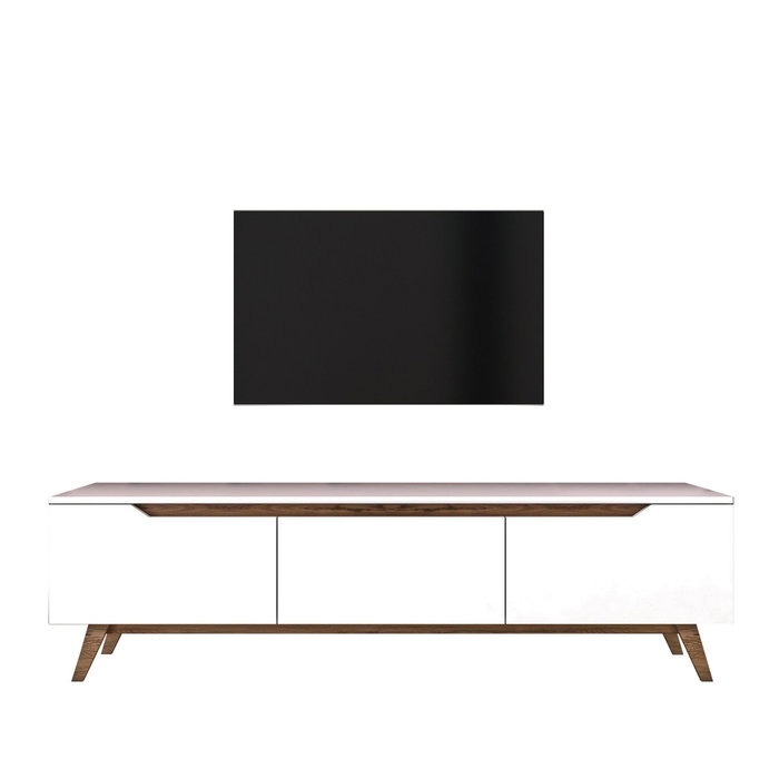 Hanah Home Soporte para TV D1 - 794 Blanco y Nogal